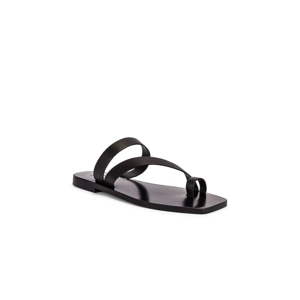 A.EMERY Matteau Milos Leather Sandals - 8 - Black
